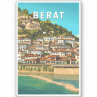 Berat Albânia Viagem Art Vintage