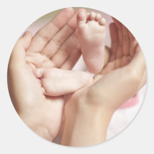 Adesivo Berçário da ucha do chá de fraldas que espera a