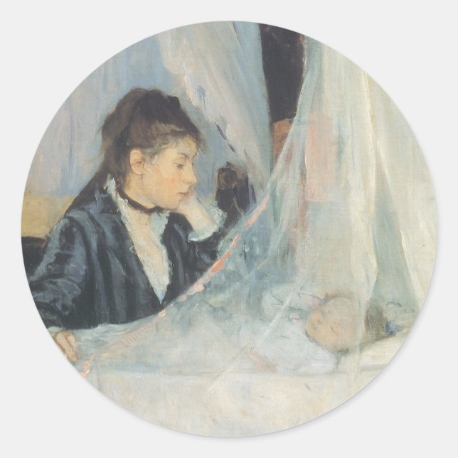 Adesivo Berço por Berthe Morisot, Impressionismo Antigo (Frente)