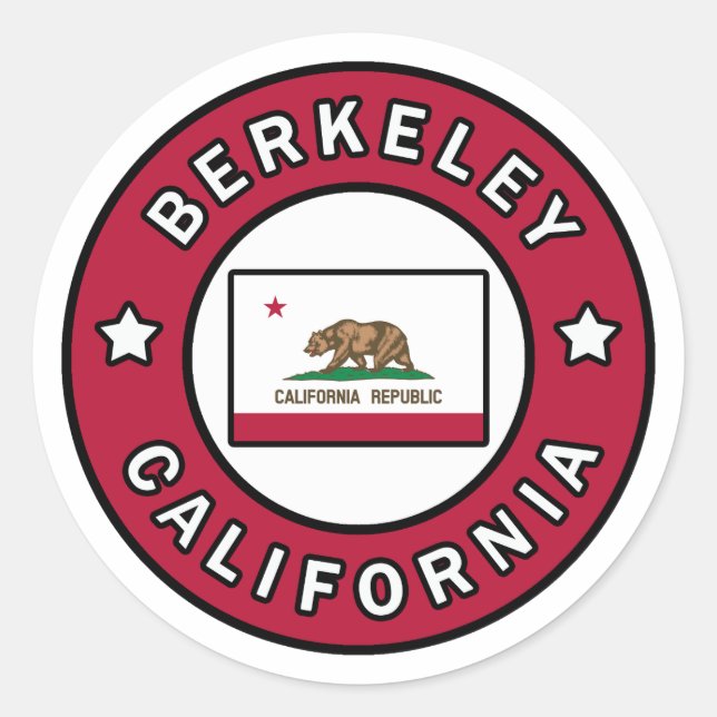 Adesivo Berkeley Califórnia (Frente)