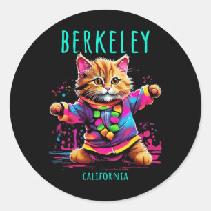 Adesivo Berkeley California Usa Divertida - Bela dança Col