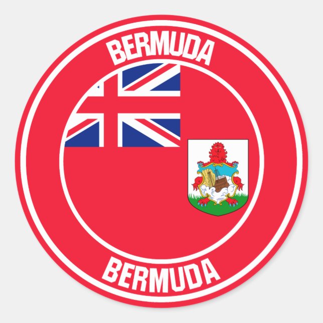 Adesivo Bermuda Round Emblem (Frente)