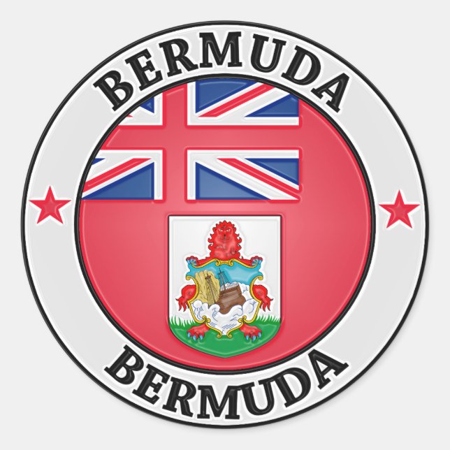 Adesivo Bermuda Round Emblem (Frente)