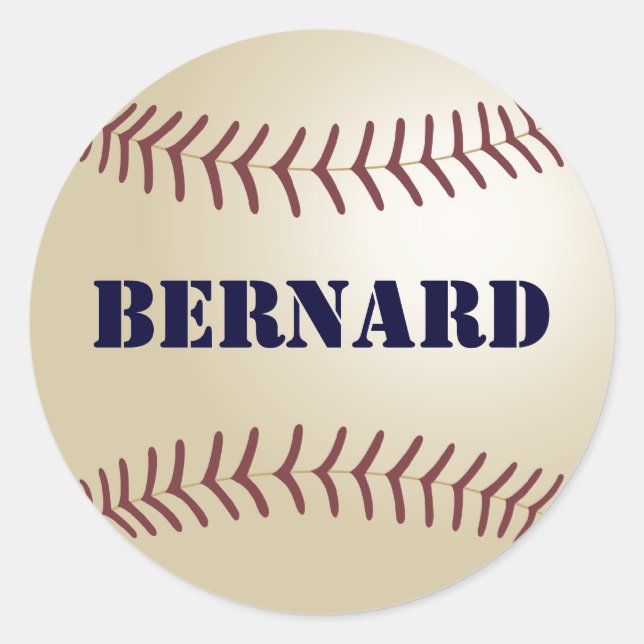 Adesivo Bernard Baseball Sticker / Selo (Frente)