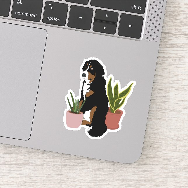 Adesivo Bernese Mountain Dog Puppy Sticker (Detalhe)