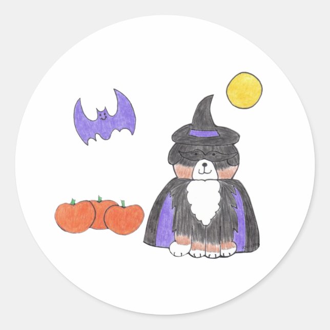 Adesivo Bernese Mountain Dog Witker Sticker (Frente)