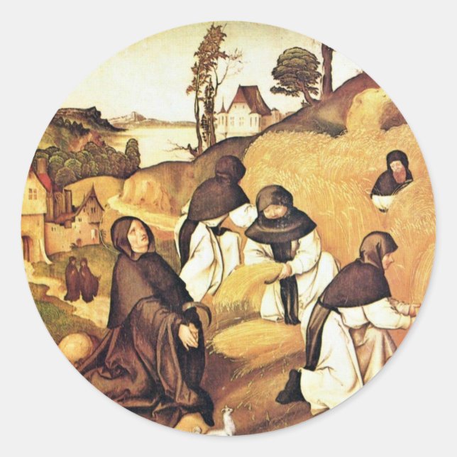 Adesivo Bernhard Altar Cena Da Vida De Berna Santo (Frente)