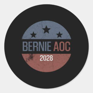 Adesivo Bernie Aoc 2028 Bernie Sanders Alexandria Cortez P