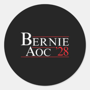 Adesivo Bernie Aoc 2028 Bernie Sanders Alexandria Cortez P