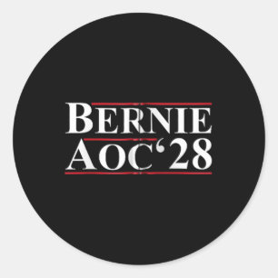 Adesivo Bernie Aoc 2028 Bernie Sanders Alexandria Cortez P
