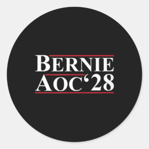 Adesivo Bernie Aoc 2028 Bernie Sanders Alexandria Cortez P