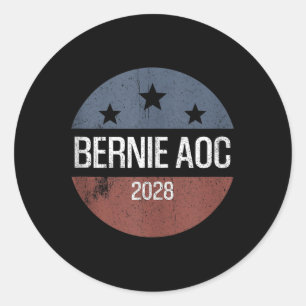 Adesivo Bernie Aoc 2028 Bernie Sanders Alexandria Cortez P