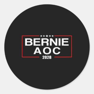 Adesivo Bernie Aoc 2028 Bernie Sanders Alexandria Cortez P
