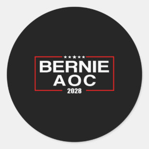 Adesivo Bernie Aoc 2028 Bernie Sanders Alexandria Cortez P