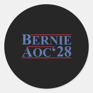 Adesivo Bernie Aoc 2028 Bernie Sanders Alexandria Cortez P