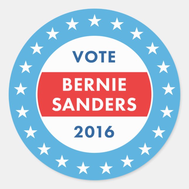 Adesivo Bernie Sanders 2016 (Frente)