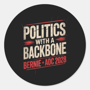 Adesivo Bernie Sanders E Aoc 2028 Para A Campanha Presiden