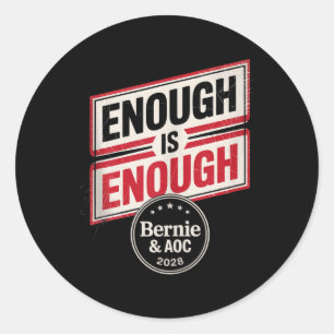 Adesivo Bernie Sanders E Aoc 2028 Para A Campanha Presiden