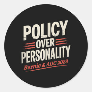 Adesivo Bernie Sanders E Aoc 2028 Para A Campanha Presiden