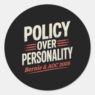 Adesivo Bernie Sanders E Aoc 2028 Para A Campanha Presiden