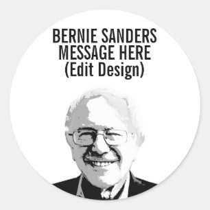 Adesivo Bernie Sanders Personalizado