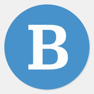 Adesivo Bernie Sanders Round "B" Sticker