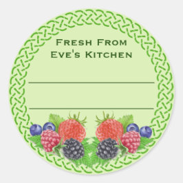 Adesivo Berries mistos com latas redondas celtas