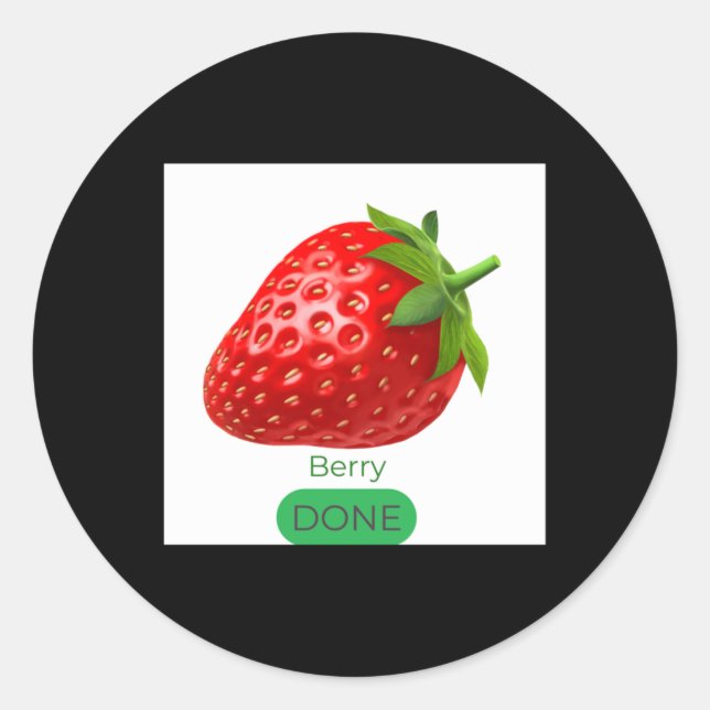 Adesivo Berrry Done (Frente)