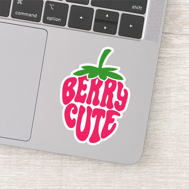 Adesivo Berry Cute Strawberry Cut Vinyl Stickers (Detalhe)