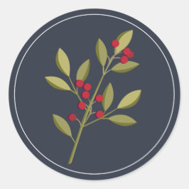 Adesivo Berry Felry Christmas Envelope Seal