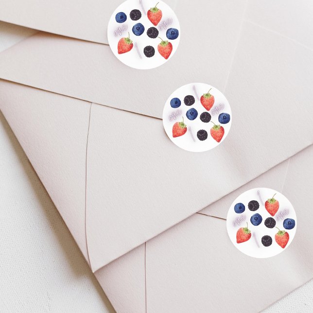 Adesivo Berry First | PRIMEIRO ANIVERSARIO | Mistura de be (Criador carregado)