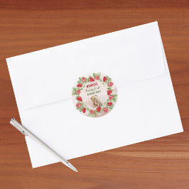 Adesivo Berry First Strawberry and Bear Birday