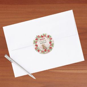 Adesivo Berry First Strawberry and Bear Birday