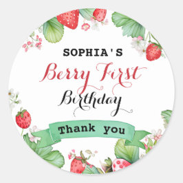 Adesivo Berry Lovely First Birthday