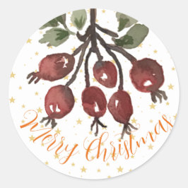 Adesivo Berry Merry Christmas Sticker