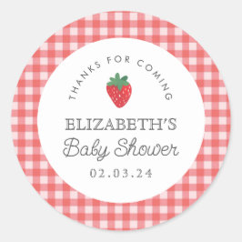 Adesivo Berry Sweet Picnic Chá de fraldas