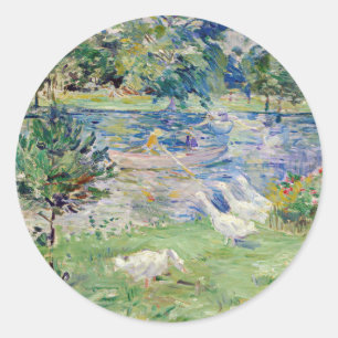 Adesivo Berthe Morisot - Menina num Barco com Gansos