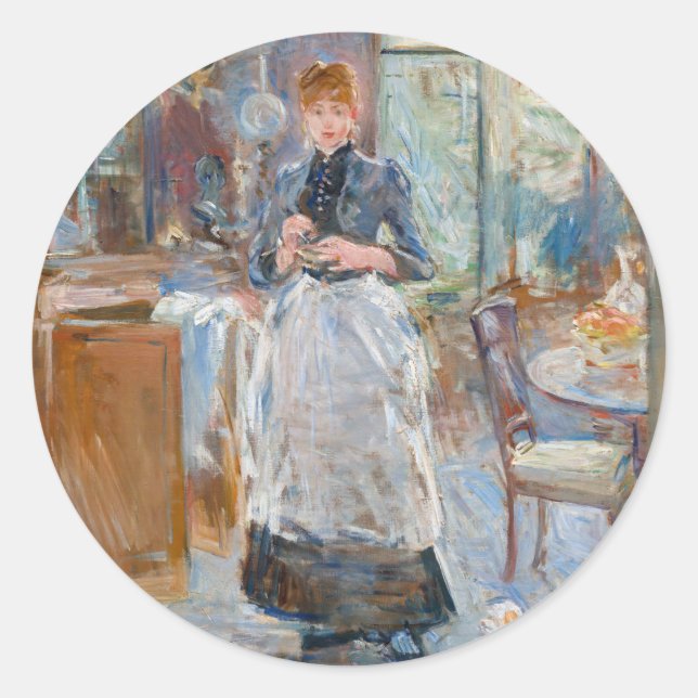 Adesivo Berthe Morisot - Na Sala De Jantar (Frente)