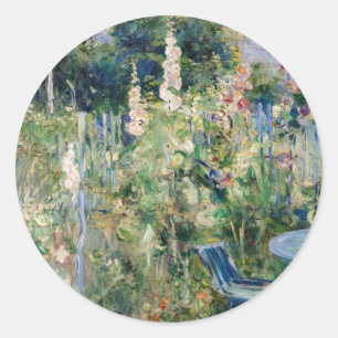 Adesivo Berthe Morisot - Rosas Tremiêres / Malvas