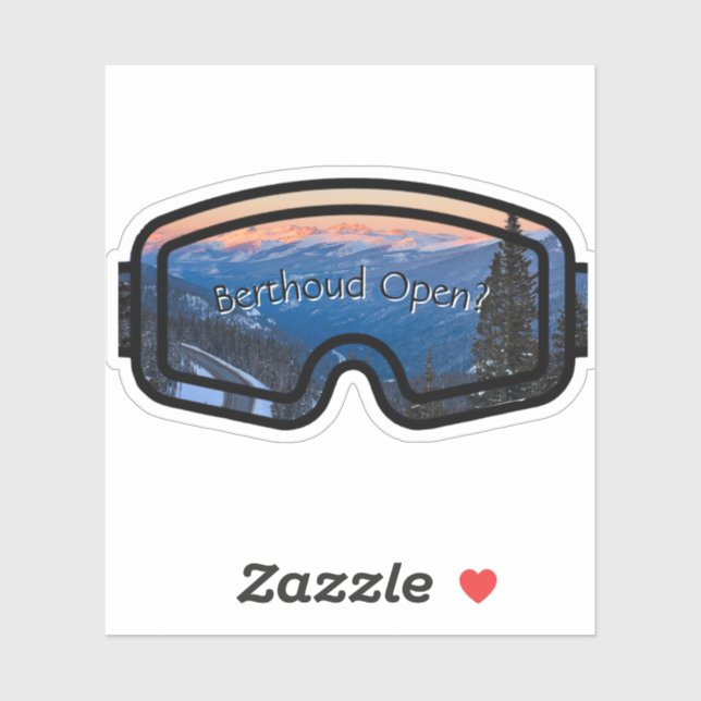 Adesivo Berthoud Open Custom-Cut Vinyl Sticker (Folha)