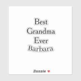 Adesivo Best Grandma ever name date simple mothers day min