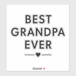 Adesivo Best grandpa ever