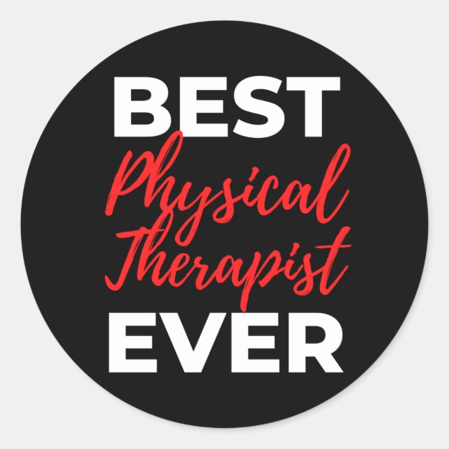 Adesivo Best Physical Therapist Ever (Frente)
