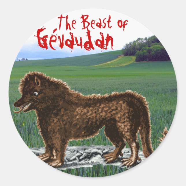 Adesivo Besta de Gévaudan Sticker (Frente)