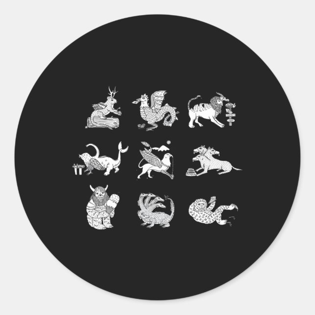 Adesivo Bestas Míticas (Frente)