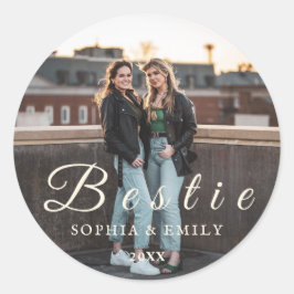 Adesivo Bestie Collage Sticker – Names & Year Personalized