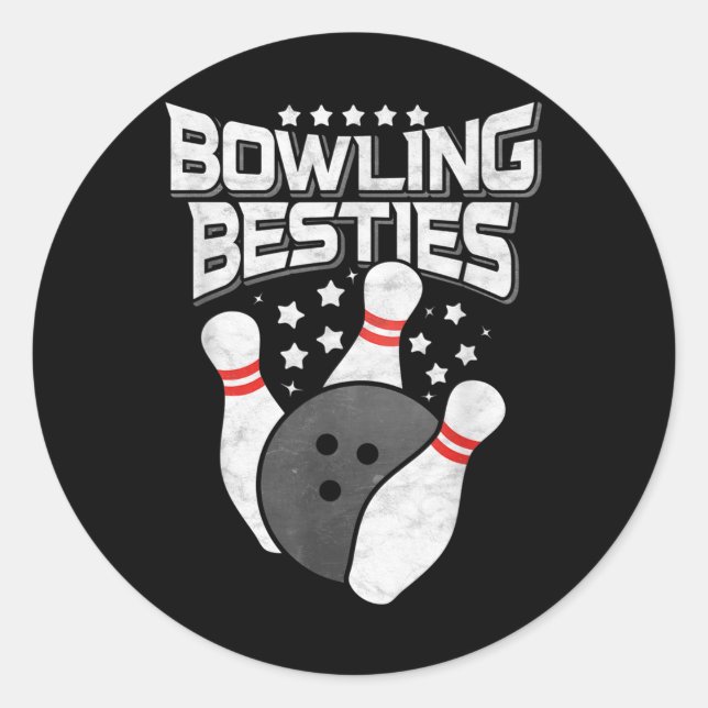 Adesivo Besties de boliche (Frente)