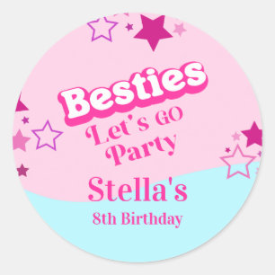Adesivo Besties Retro Doll Party