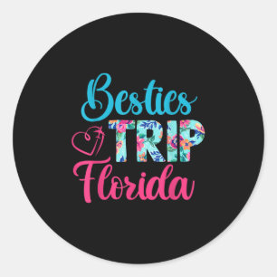 Adesivo Besties Trip Florida Férias Correspondendo ao melh