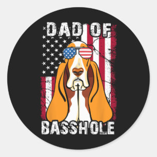 Adesivo Bet Hound Day Gift Pai Do Cachorro Bhole 4th Of
